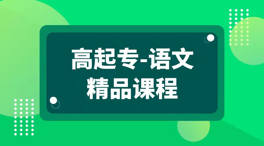 2024年成教高起专--语文